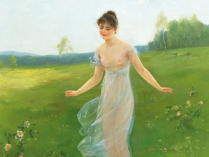 1856-Otto Theodore Gustav Lingner - Primavera dell'amore